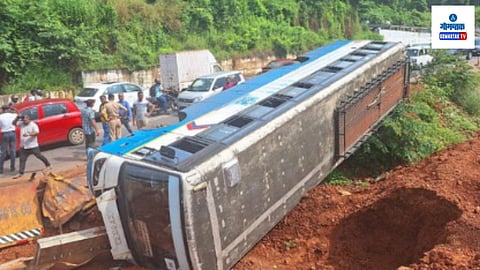 Goa Accident: कदंब बसचा ब्रेक झाला फेल, भीषण अपघातात 10 प्रवासी थोडक्यात बचावले