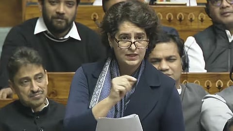Priyanka Gandhi: ''गोव्यातील सरकार भाजपनं उलथवून लावलं...''; संविधान रक्षणाच्या मुद्द्यावर प्रियांका गांधींचा लोकसभेत हल्लाबोल!