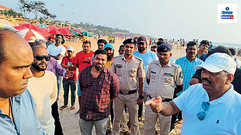 Boat Capsized At Calangute