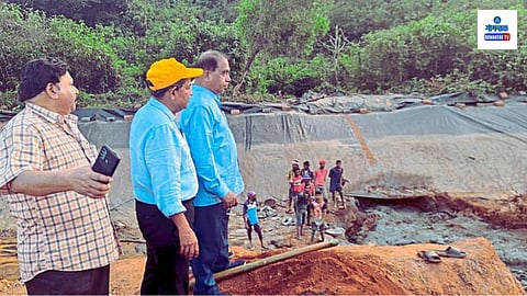 Tillari Canal Repair Work