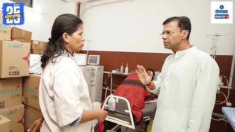 Health Minister Vishwajit Rane Visit Mapusa Hospital