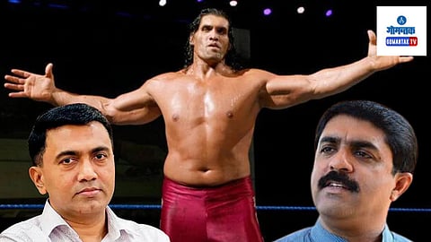 The Great Khali Praises Vijay Sardesai