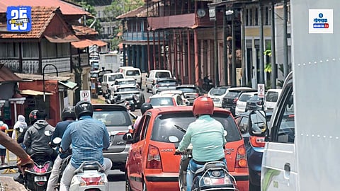 Panaji traffic jam
