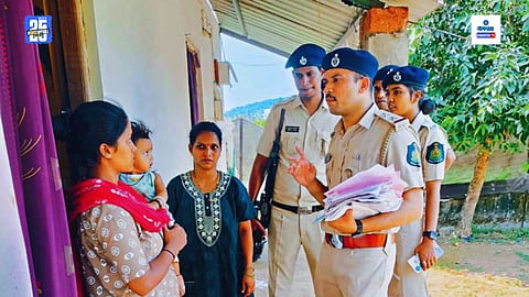 Goa police combing operation