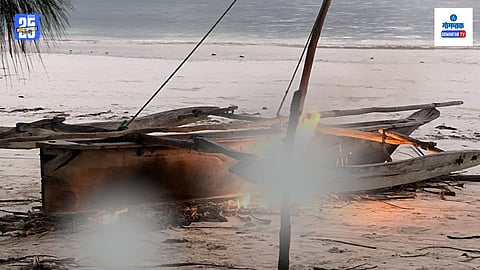 Coco Beach Boat Fire