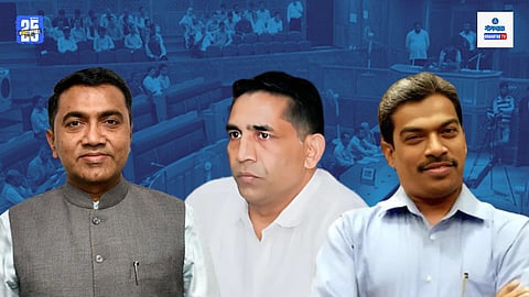 Pramod Sawant, Govind Gaude, Damu Naik