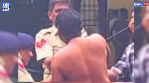 Ponda police station live wire