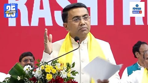 Goa CM Pramod Sawant