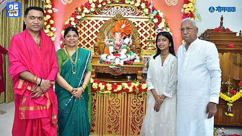 cm pramod sawant ganpati