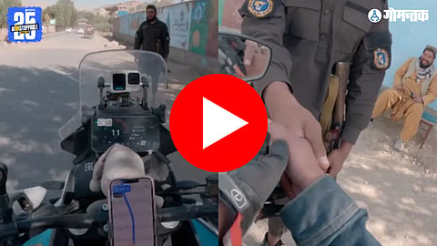 Indian biker Afghanistan viral video