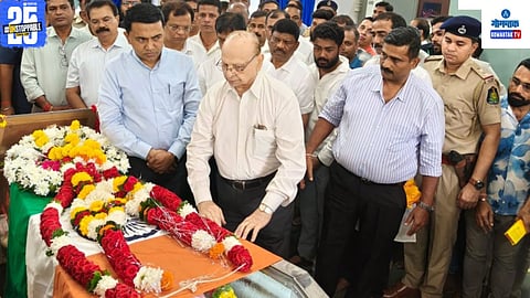 Ravi Naik funeral Goa