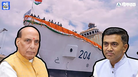 Samudra Pratap Vessel , Rajnath Singh, Pramod Sawant