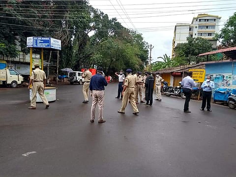 Increase in police patrolling in Talgaon in the light of coming goa election
