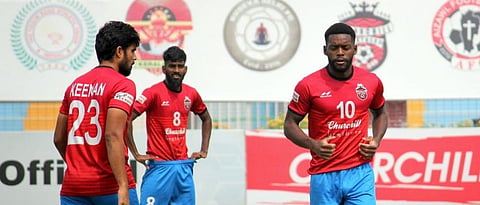 Tri Churas for I League championship Gokulam Kerala Trau Churchill Brothers in the team race