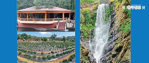1) श्री क्षेत्र दत्तगुंफा 2) वेर्ले नेत्रावळी येथील स्ट्रॉबेरी लागवड 3) सावरी धबधबा