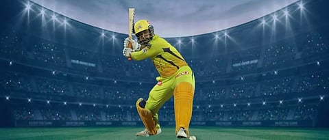 IPL 2021 Dhonis fuss during practice Watch the video