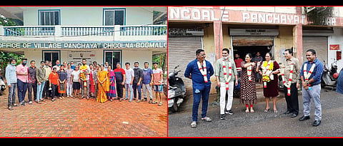 Sankalp Mahale elected Deputy sarpanch Panch of Chicolna Bogmalo ; Soccorine Vales Elected Unopposed