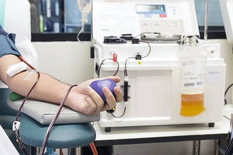 Inauguration of Plasma Donation Campaign at Delhi AIIMS by Dr. Harsh Vardhan