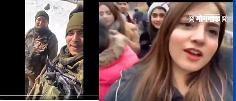 Video Viral The Indian soldiers also said Pawri Ho Rahi Hai