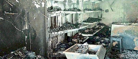 House, shop gutted in Mandrem; Rupees 10 Lakh property damaging