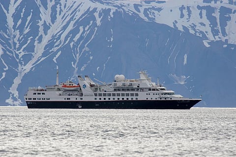 The luxury ship will burn fuel for propulsion, heat and electricity during 1500-km-long journey Credit: Gary Bembridge/ Flicker