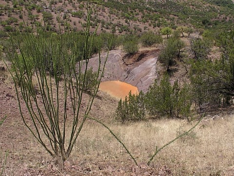 These catchment units ensure that rainfall runoff from the rocks is now being collected and conserved Credit: velacreations/ Flicker