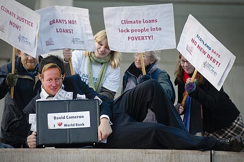 David Cameron’s Tory government didn’t quite keep the promise of ‘greenest government ever’ Credit: Global Justice Now/ Flicker