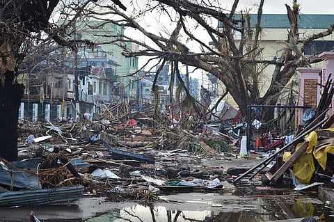 Typhoon Haiyan or super typhoon Yolanda killed more than 6,000 people when it struck the Philippines in November 2013 (Photo credit: Trocaire, CC BY 2.0, via Wikimedia Commons)
