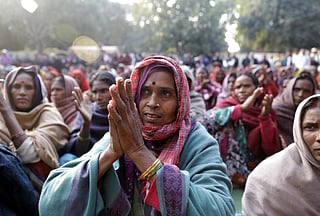 Indigenous groups are protesting and approaching courts to protect their rights over natural resources. Credit: Vikas Choudhary