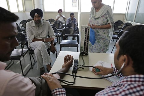 In India, overall prevalence for hypertension was 29.8 per cent (Credit: Vikas Choudhary/CSE)