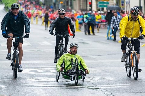 Do wheelchair racers enjoy such an advantage over their able-bodied rivals (Credit: iStock)