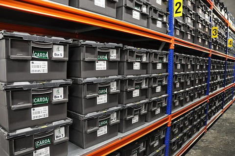 Inside the frozen Svalbard Global Seed Vault (via Creative Commons)