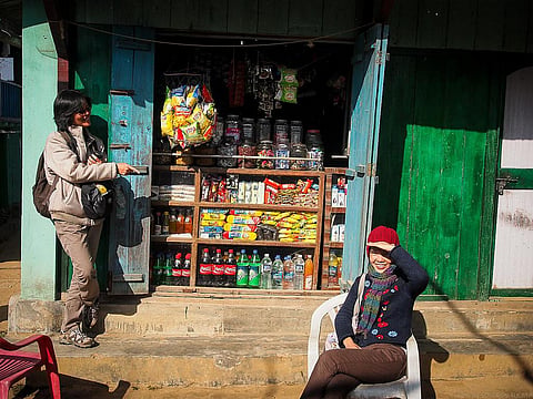 Most local financial transactions in digital villages happen through mobile banking, debit cards and internet banking. Credit: Songpon Tulata / Flicker