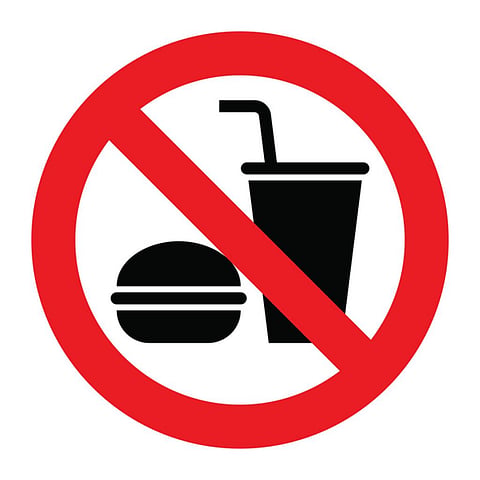 The notification emphasises that consumption of food with high content of salt, sugar and fat leads to obesity (Credit: ThinkStock)