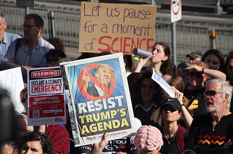 Today, Donald Trump did nothing more than formalising the anti-climate policies he had been promoting for the past few months. Credit: Wikimedia Commons