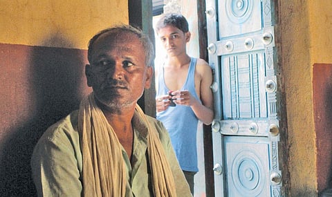 Venkat Lakshman Vayar lost the entire sugarcane crop after the only dugwell on his farm dried up. He was planning to use the money to marry off his daughter Sheetal. In April, Sheetal jumped into the dried dugwell and committed suicide after she came to know that her father plans to take more loan from a moneylender for her wedding (Photo: Nidhi Jamwal)