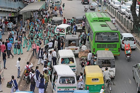 Delhi does not even have half of the total number of buses needed to cover all the areas of the city. Credit: Vikas Choudhary / CSE