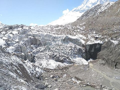The Gangotri glacier Credit: Wikimedia Commons