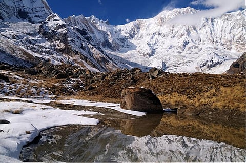 For the first time angular velocity of Indian tectonic plate is estimated using as many as 30 continuous GPS sites within the plate. Credit: MaxPixel