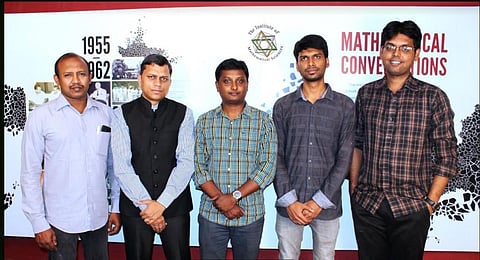 The Research team: P. Mangalapandi, Areejit Samal, BS Karthikeyan, M Karthikeyan and RP Vivek-Ananth.