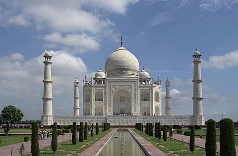 The Taj Mahal in Agra Credit: Wikimedia Commons