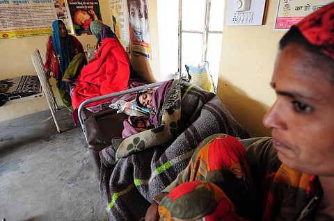 The report says that 91 per cent of the expectant mothers, who visited a health facility at least four times during pregnancy, went for institutional deliveries. Credit: Sayantoni Palchoudhuri