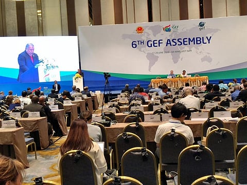 Delegate after delegate raised their concern on how to deal with climate change impacts as funds were cut (Credit: Joydeep Gupta)