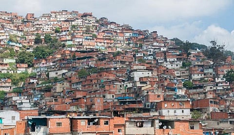 Slums in Caracas, Venezuela. Wikimedia