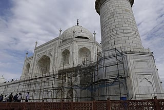 It is time we had more clarity, otherwise, another few decades later discolouration will again be the headline and by then it may be too late to save the Taj. Credit: Vikas Choudhary