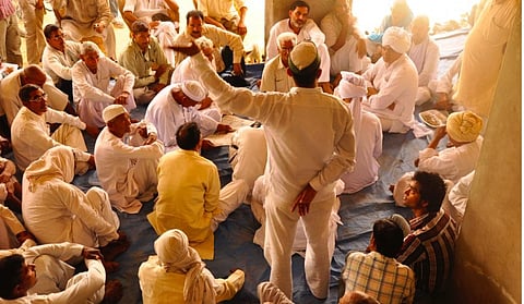 How can a policy on agriculture be made without consultation of farmers’ organisations? Credit: Sayontoni Palchoudhuri