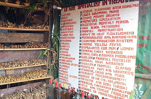Traditional medicines on sale in Kibera slum in Nairobi. Flickr