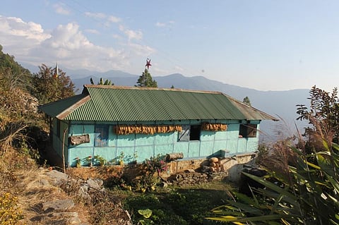 A house of a farmer in Sikkim. Credit: Nita Narash