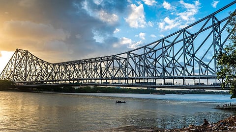 The Howrah Bridge in Kolkata Credit: Getty Images