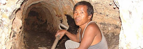 There are over 24,000 rat-hole mining shafts in Meghalaya's greater Jaintia Hills that is spread over 3,819 sq km (Photo: Sugandh Juneja)